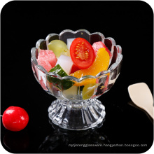 Glass Footed Ice Cream Dessert Dish Bowl.